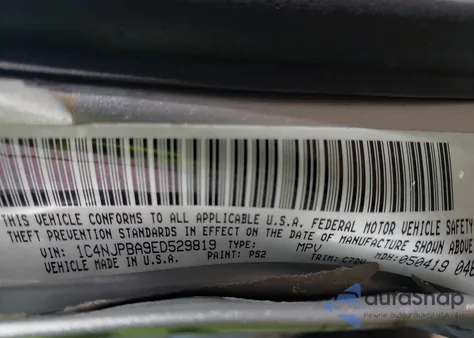 2014 Jeep Patriot Sport из США, поврежденный, VIN 1C4NJPBA9ED529819